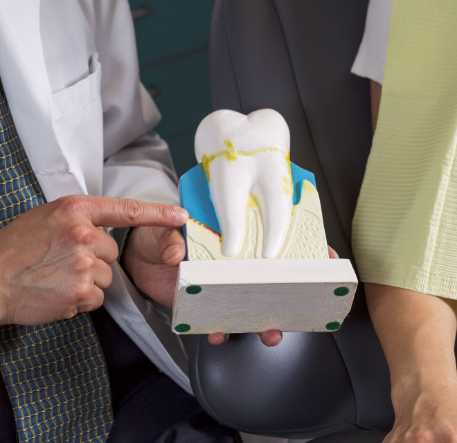 Orthodontist informing a patient, Orthodontics in Montana